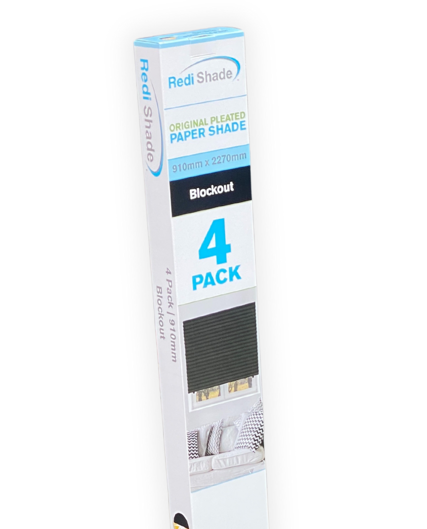 Redi Shade - Blockout (Black) - 91x227cm (4Pcs)